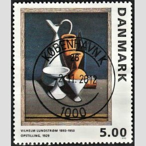 FRIMRKER DANMARK | 1993 - AFA 1057 - Maleriserie 6. - 5,00 Kr. Wilhelm Lundstrm - Pragt Stemplet Kbenhavn K