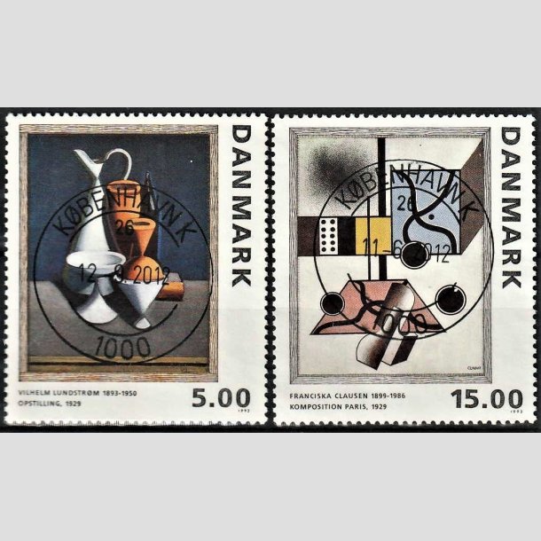 FRIMRKER DANMARK | 1993 - AFA 1057+1058 - Maleriserie 6. - 5,00 + 10,00 kr. - Pragt Stemplet Kbenhavn K