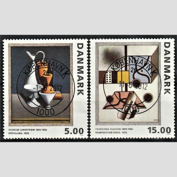 FRIMRKER DANMARK | 1993 - AFA 1057+1058 - Maleriserie 6. - 5,00 + 10,00 kr. - Pragt Stemplet Kbenhavn K