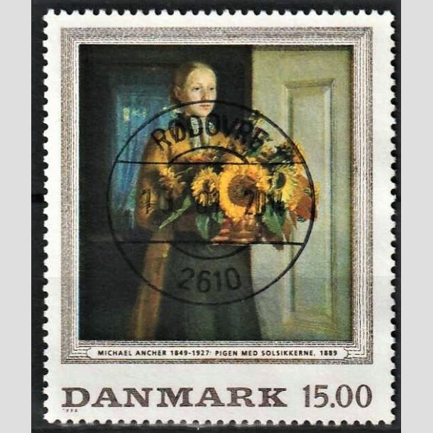 FRIMRKER DANMARK | 1996 - AFA 1132 - Michael Ancher - 15,00 Kr. flerfarvet - Pragt Stemplet Rdovre