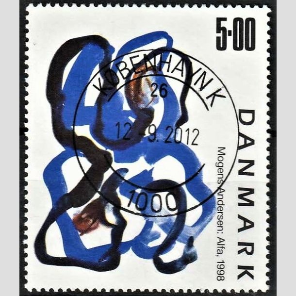 FRIMRKER DANMARK | 1998 - AFA 1188 - Mogens Andersen - 5,00 Kr. flerfarvet - Pragt Stemplet Kbenhavn K