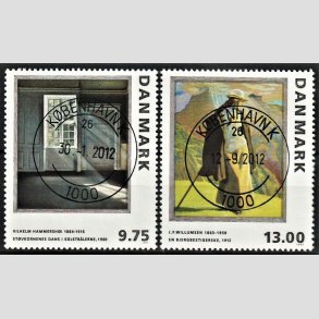 FRIMRKER DANMARK | 1997 - AFA 1158+1159 - Maleriserie 10. - 9,75 + 13,00 kr. flerfarvet - Pragt Stemplet Kbenhavn K