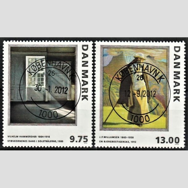 FRIMRKER DANMARK | 1997 - AFA 1158+1159 - Maleriserie 10. - 9,75 + 13,00 kr. flerfarvet - Pragt Stemplet Kbenhavn K