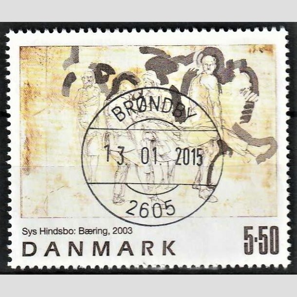 FRIMRKER DANMARK | 2003 - AFA 1361 - Frimrkekunst 6. - 5,50 Kr. Sys Hindsbo - Pragt Stemplet Brndby
