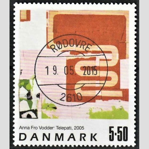 FRIMRKER DANMARK | 2005 - AFA 1439 - Frimrkekunst 8. - 5,50 Kr. Anna Fro Vodder - Pragt Stemplet Rdovre