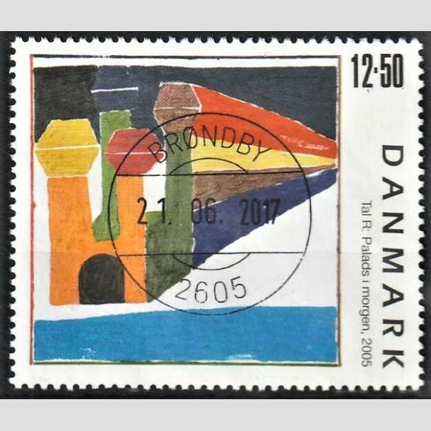 FRIMRKER DANMARK | 2005 - AFA 1442 - Frimrkekunst 8. - 12,50 Kr. Tal R. - Pragt Stemplet Brndby