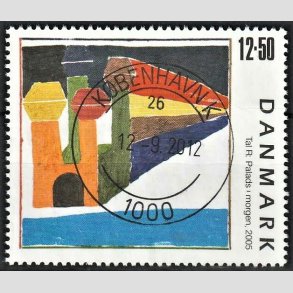 FRIMRKER DANMARK | 2005 - AFA 1442 - Frimrkekunst 8. - 12,50 Kr. Tal R. - Pragt Stemplet Kbenhavn K