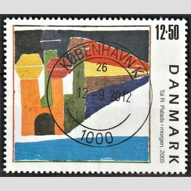 FRIMRKER DANMARK | 2005 - AFA 1442 - Frimrkekunst 8. - 12,50 Kr. Tal R. - Pragt Stemplet Kbenhavn K