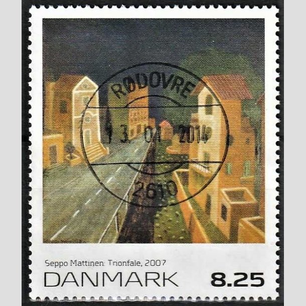 FRIMRKER DANMARK | 2007 - AFA 1509 - Frimrkekunst 10. - 8,25 Kr. Seppo Marttinen - Pragt Stemplet