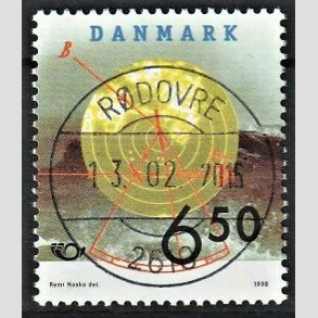 FRIM�RKER DANMARK | 1998 - AFA 1182 - Nordenfrim�rker: S�fart - 6,50 Kr. flerfarvet - Pragt Stemplet