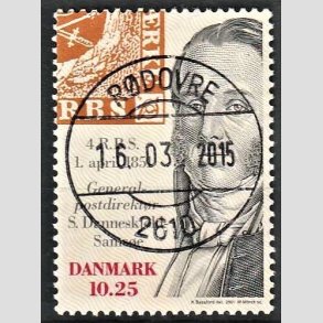 FRIMRKER DANMARK | 2001 - AFA 1279 - Frimrket 150 r - 10,25 Kr. flerfarvet - Lux Stemplet