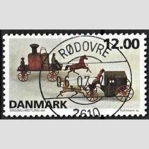 FRIM�RKER DANMARK | 1995 - AFA 1106 - Dansk leget�j - 12,00 Kr. flerfarvet - Pragt Stemplet