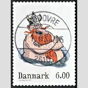FRIM�RKER DANMARK | 2011 - AFA 1682 - Vintereventyr - 6,00 Kr. flerfarvet - Pragt Stemplet