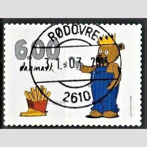 FRIM�RKER DANMARK | 2011 - AFA 1668 - B�rne-tv - 6,00 Kr. flerfarvet - Lux Stemplet