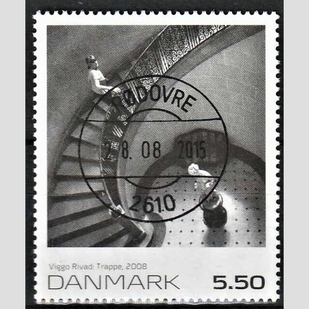 FRIMRKER DANMARK | 2008 - AFA 1554 - Frimrkekunst 11. - 5,50 Kr. flerfarvet - Pragt Stemplet Rdovre