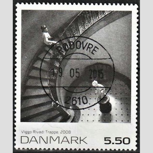 FRIMRKER DANMARK | 2008 - AFA 1554 - Frimrkekunst 11. - 5,50 Kr. flerfarvet - Pragt Stemplet Rdovre