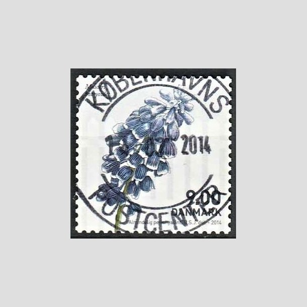 FRIMRKER DANMARK | 2014 - AFA 1767 - Forrsblomster - 9,00 Kr. flerfarvet - Pragt Stemplet 