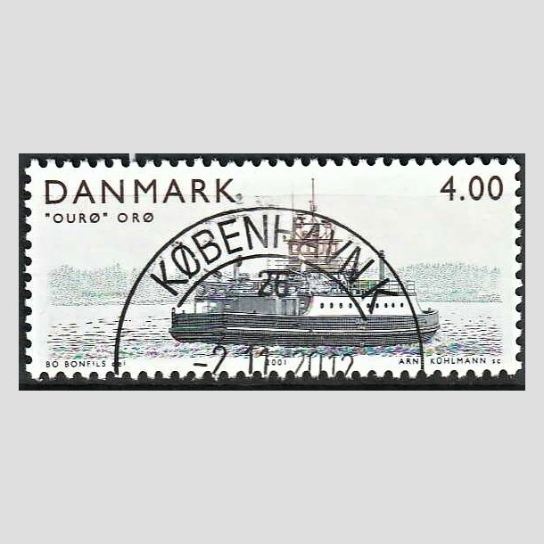 FRIMRKER DANMARK | 2001 - AFA 1300 - frger - 4,00 Kr. Our - Lux Stemplet