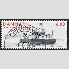 FRIMRKER DANMARK | 2001 - AFA 1302 - -frger - 6,00 Kr. Barsfrgen - Lux Stemplet