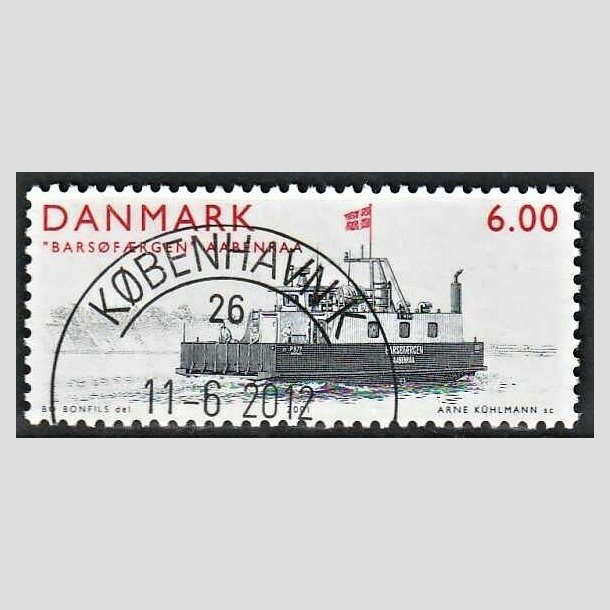 FRIMRKER DANMARK | 2001 - AFA 1302 - -frger - 6,00 Kr. Barsfrgen - Lux Stemplet