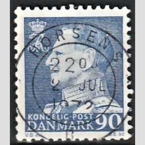 FRIMRKER DANMARK | 1967 - AFA 463F - Fr. IX 90 re bl - Lux Stemplet Horsens