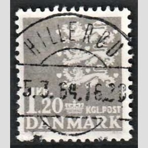 FRIMRKER DANMARK | 1962 - AFA 403 - Rigsvben 1,20 Kr. gr - Lux Stemplet Hillerd