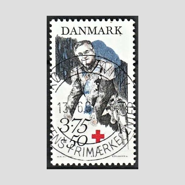 FRIMRKER DANMARK | 1994 - AFA 1069 - Prins Henrik 60 r. - 3,75 Kr. + 50 re flerfarvet - Pragt Stemplet