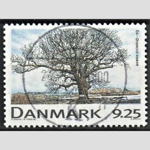 FRIM�RKER DANMARK | 1999 - AFA 1199 - Danske l�vtr�er - 9,25 Kr. flerfarvet - Pragt Stemplet