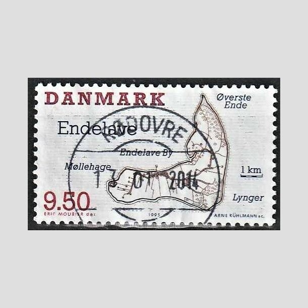 FRIMRKER DANMARK | 1995 - AFA 1089 - Danske smer - 9,50 Kr. flerfarvet - Pragt Stemplet 