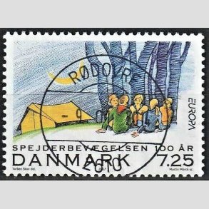 FRIM�RKER DANMARK | 2007 - AFA 1511 - Spejderbev�gelsen - 7,25 Kr. Aftenstemning - Pragt Stemplet R�dovre