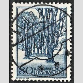 FRIMRKER DANMARK | 1966 - AFA 446 - Holte All - 80 re bl - Lux Stemplet lborg