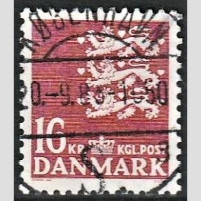 FRIMRKER DANMARK | 1983 - AFA 777 - Rigsvben 16 Kr. matrd - Lux Stemplet