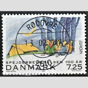 FRIM�RKER DANMARK | 2007 - AFA 1511 - Spejderbev�gelsen - 7,25 Kr. Aftenstemning - Pragt Stemplet R�dovre