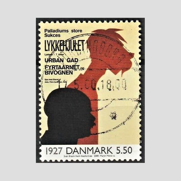 FRIMRKER DANMARK | 2000 - AFA 1252 - 1900-tallet - 5,50 Kr. flerfarvet - Pragt Stemplet