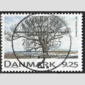 FRIM�RKER DANMARK | 1999 - AFA 1199 - Danske l�vtr�er - 9,25 Kr. flerfarvet - Pragt Stemplet