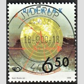 FRIM�RKER DANMARK | 1998 - AFA 1182 - Nordenfrim�rker: S�fart - 6,50 Kr. flerfarvet - Pragt Stemplet Jyderup