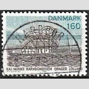 FRIM�RKER DANMARK | 1981 - AFA 732 - Sj�lland og �er - 160 �re flerfarvet - Pragt Stemplet Harbo�r