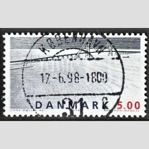FRIM�RKER DANMARK | 1998 - AFA 1175 - Storeb�ltsforbindelsen - 5,00 Kr. �stbroen - Lux Stemplet
