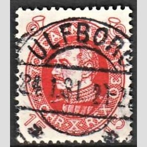 FRIMRKER DANMARK | 1930 - AFA 190 - Chr. X 60 r 15 re rd - Lux Stemplet Ulfborg