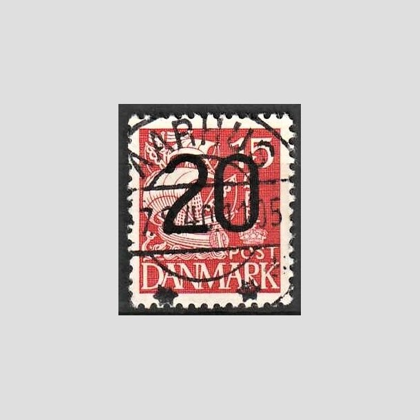 FRIMRKER DANMARK | 1940 - AFA 264 - 20/15 re rd Provisorier - Lux Stemplet Aarhus