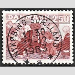 FRIM�RKER DANMARK | 1983 - AFA 786 - �ldre i samfundet - 2,50 Kr. r�d - Pragt Stemplet