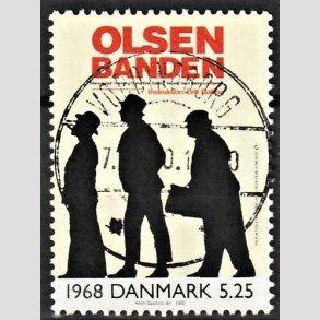 FRIMRKER DANMARK | 2000 - AFA 1268 - 1900-tallet serie 4 - 5,25 Kr. flerfarvet - Pragt Stemplet