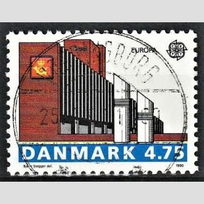 FRIMRKER DANMARK | 1990 - AFA 965 - Europamrker - 4,75 Kr. flerfarvet - Lux Stemplet Vordingborg