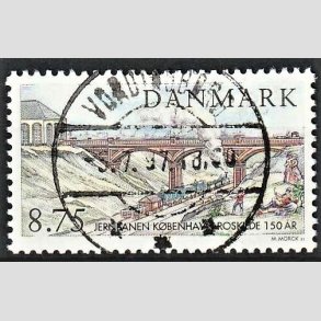 FRIM�RKER DANMARK | 1997 - AFA 1149 - K�benhavn-Roskilde - 8,75 Kr. flerfarvet - Lux Stemplet