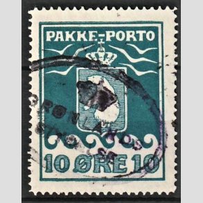 FRIM�RKER GR�NLAND | 1915 - AFA 7 - PAKKEPORTO - 10 �re bl� - Stemplet
