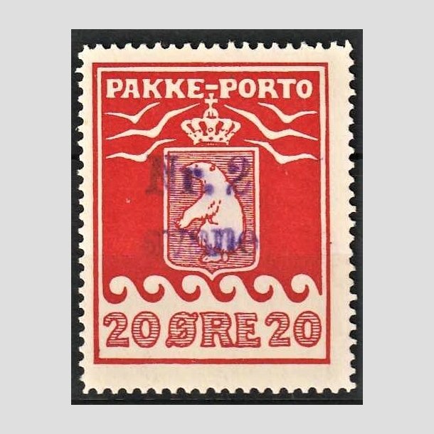 FRIMRKER GRNLAND | 1915 - AFA 9 - PAKKE-PORTO 20 re rd - Stemplet