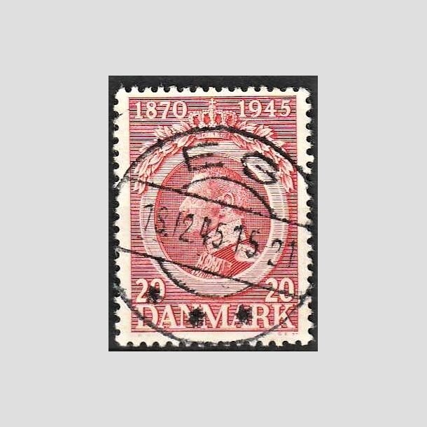 FRIMRKER DANMARK | 1945 - AFA 291 - Chr. X 75 r 20 re rd - Pragt Stemplet EG