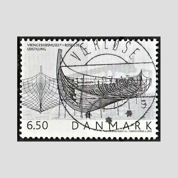 FRIMRKER DANMARK | 2004 - AFA 1402 - Vikingeskibsmuseet - 6,50 Kr. Udstilling - Pragt Stemplet Vrlse