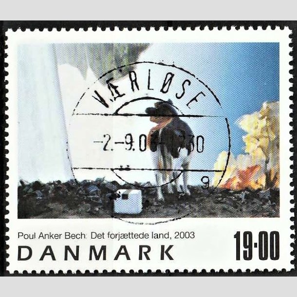 FRIMRKER DANMARK | 2003 - AFA 1362 - Frimrkekunst 6. - 19,00 Kr. Poul Anker Bech - Pragt Stemplet Vrlse