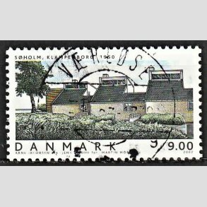 FRIM�RKER DANMARK | 2002 - AFA 1336 - Danske boliger I. - 9,00 Kr. S�holm - Pragt Stemplet V�rl�se